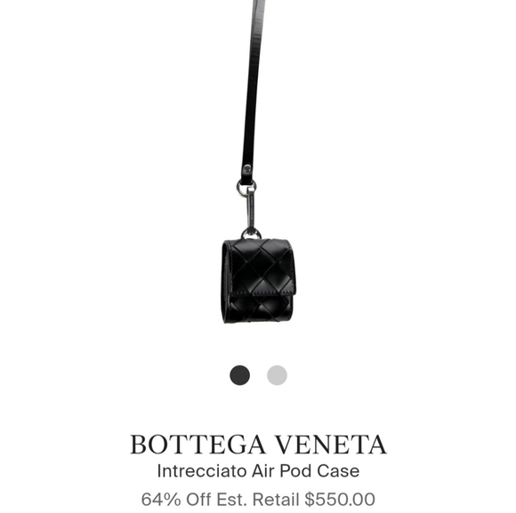 Bottega Veneta Other - Bottega Veneta Black Headphone Case